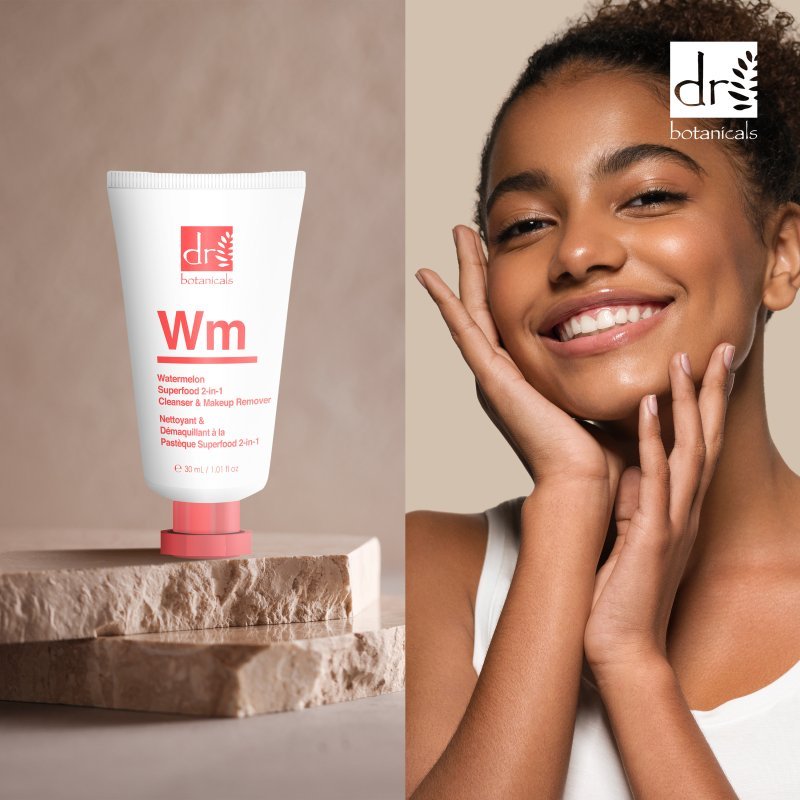 Watermelon 2 - In - 1 Cleanser & Makeup Remover 30ml - Herbalshire Handmade Herbal Products