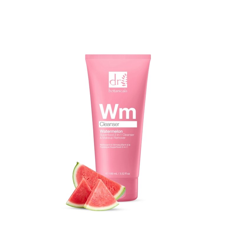 Watermelon Superfood 2 - In - 1 Cleanser & Makeup Remover 100ml - Herbalshire Handmade Herbal Products