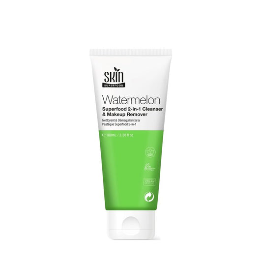 Watermelon Superfood 2 - in - 1 Cleanser & Makeup Remover 100ml - Herbalshire Handmade Herbal Products