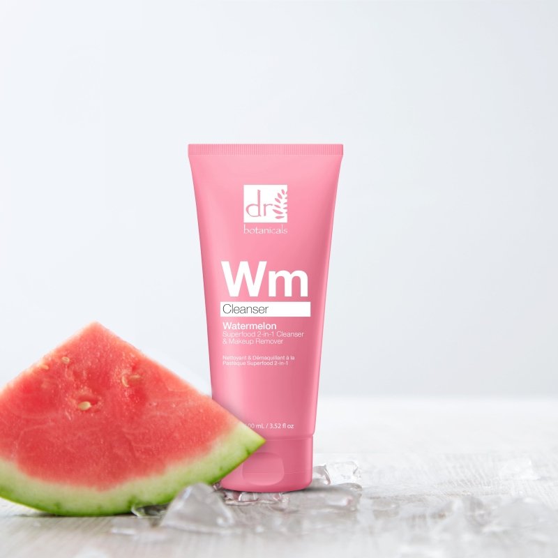 Watermelon Superfood 2 - In - 1 Cleanser & Makeup Remover 100ml - Herbalshire Handmade Herbal Products