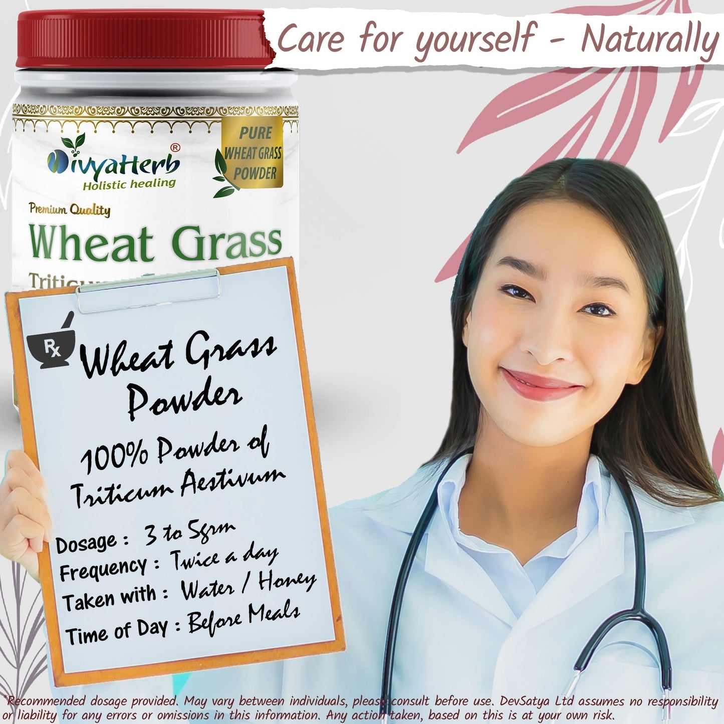 Wheat Grass Powder - Herbalshire Handmade Herbal Products