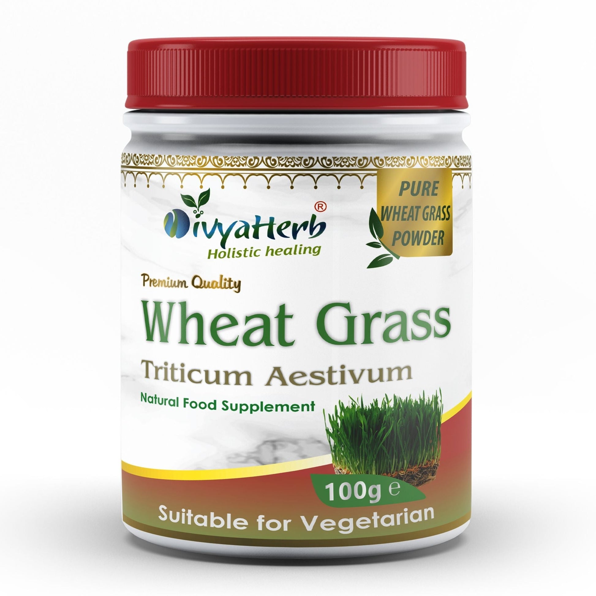 Wheat Grass Powder - Herbalshire Handmade Herbal Products