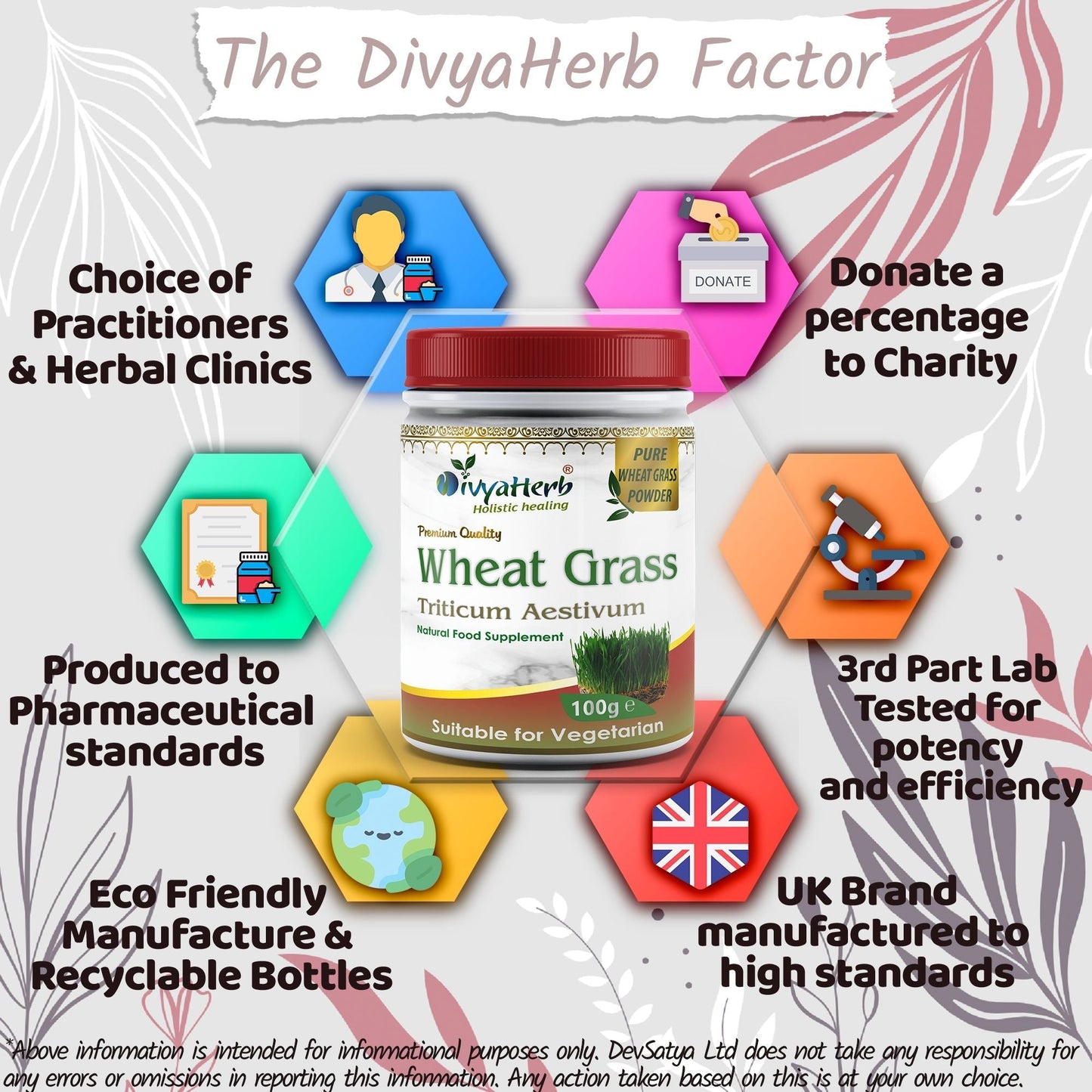 Wheat Grass Powder - Herbalshire Handmade Herbal Products
