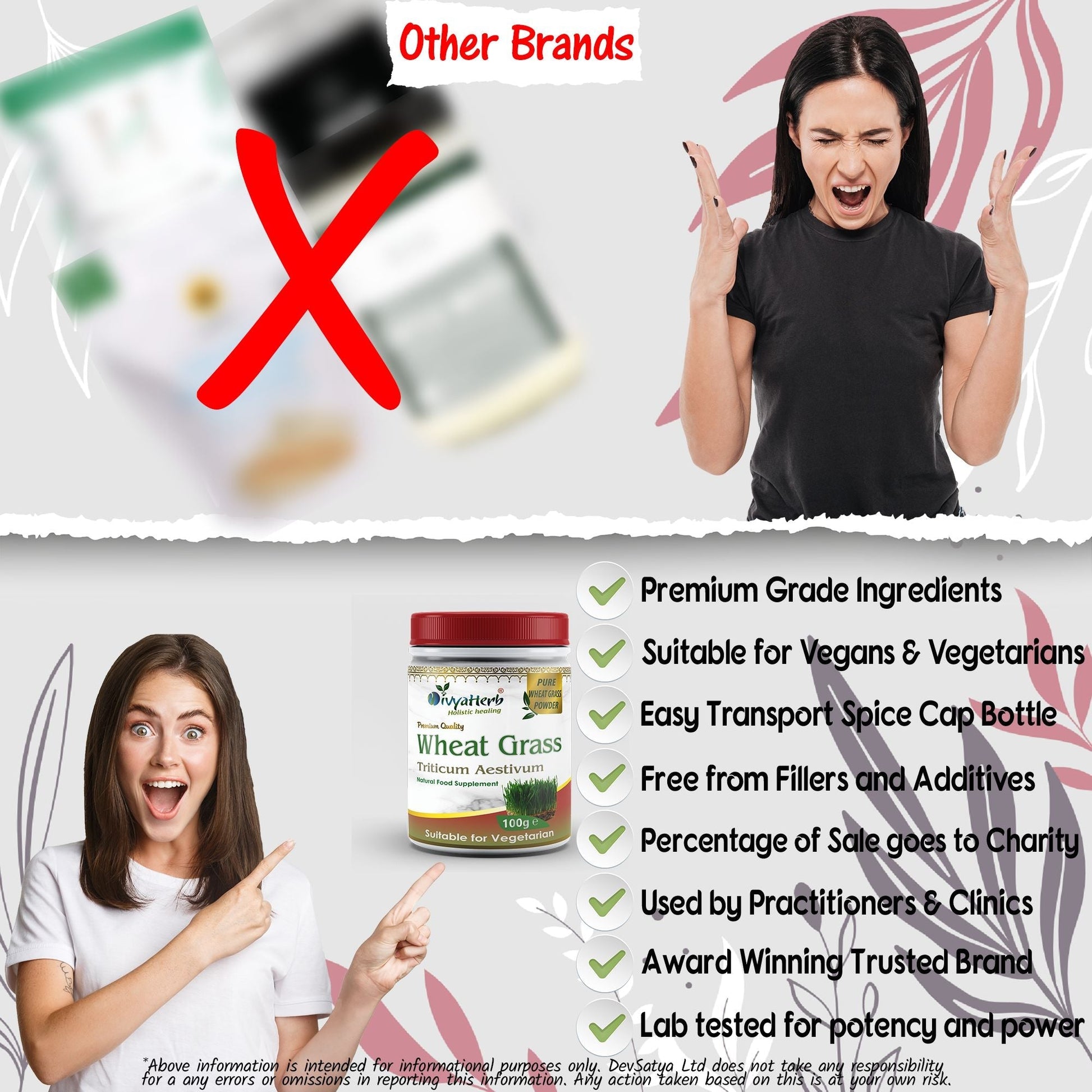 Wheat Grass Powder - Herbalshire Handmade Herbal Products