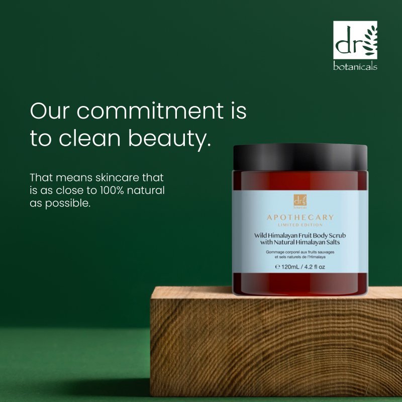 Wild Himalayan Fruit Body Scrub with Natural Himalayan Salts 120ml - Herbalshire Handmade Herbal Products