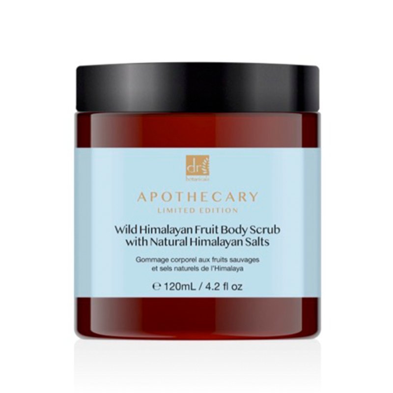 Wild Himalayan Fruit Body Scrub with Natural Himalayan Salts 120ml - Herbalshire Handmade Herbal Products