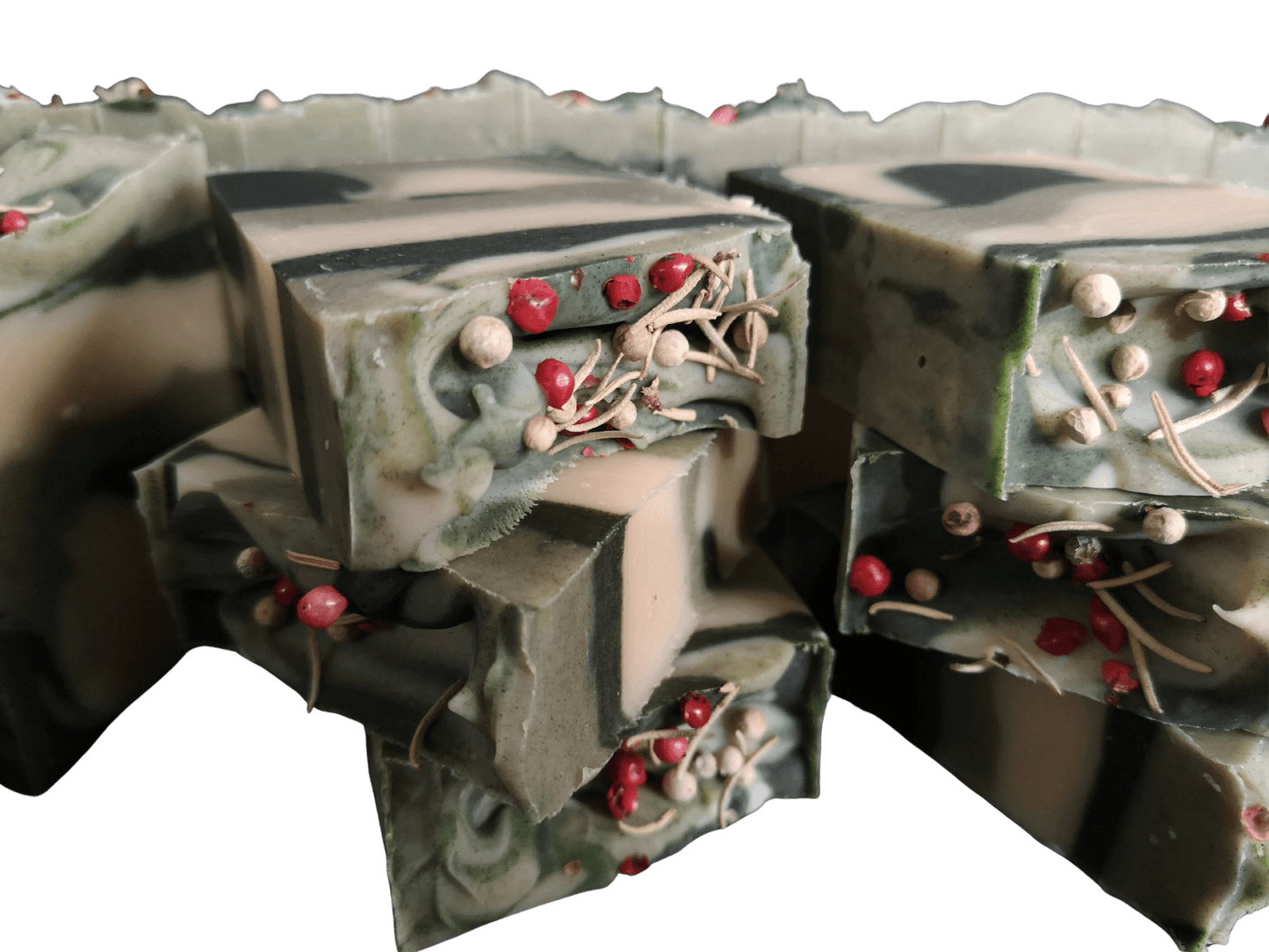 Winter Woodland Handmade Vegan Soap – Pine Juniper & Rosemary - Herbalshire Handmade Herbal Products