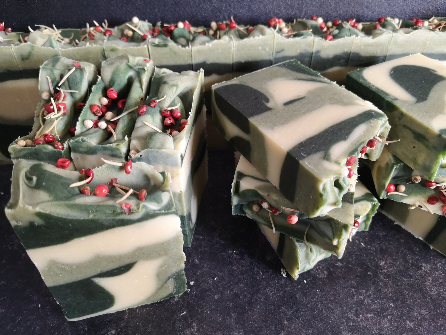 Winter Woodland Handmade Vegan Soap – Pine Juniper & Rosemary - Herbalshire Handmade Herbal Products
