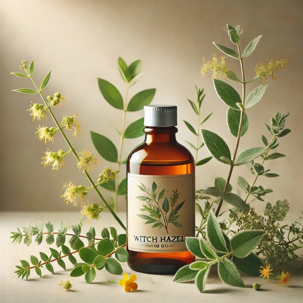 Witch Hazel Plant Oil (Hamamelis Virginiana) Natural Astringent for Acne Bruise - Herbalshire Handmade Herbal Products