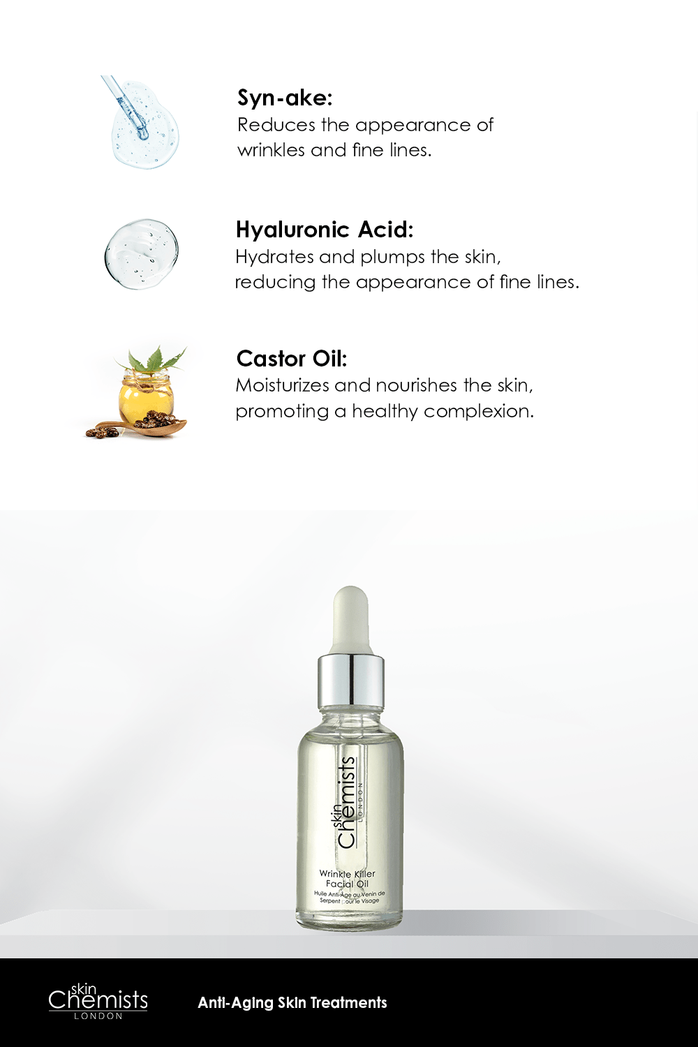 Wrinkle Killer Facial Oil 30ml - Herbalshire Handmade Herbal Products