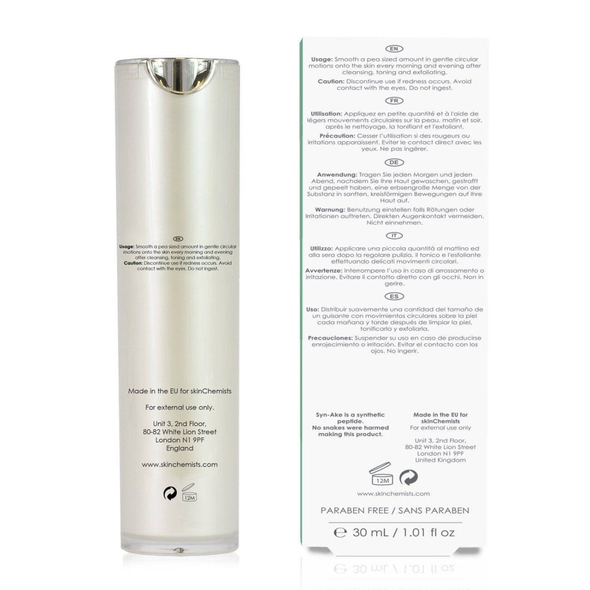 Wrinkle Killer Snake Serum 30ml - Herbalshire Handmade Herbal Products