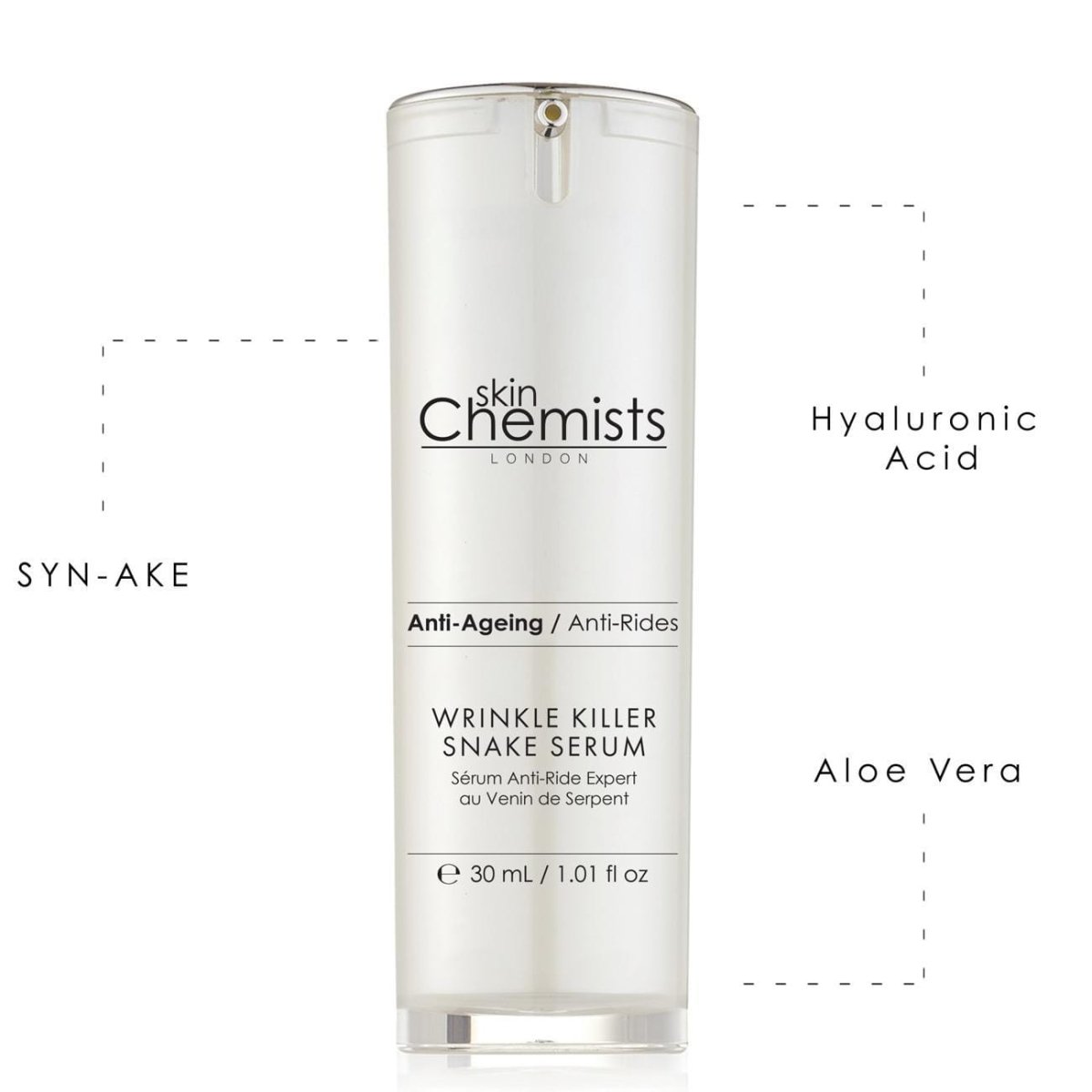 Wrinkle Killer Snake Serum 30ml - Herbalshire Handmade Herbal Products