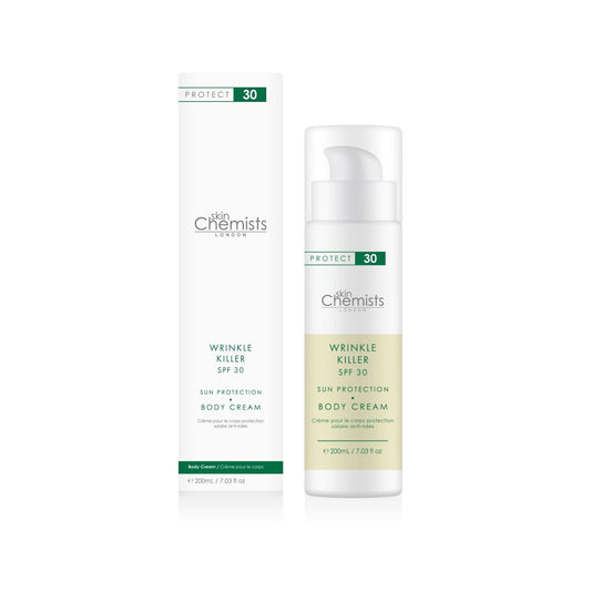 Wrinkle Killer Sun Protection Body Cream SPF 30 200ml - Herbalshire Handmade Herbal Products