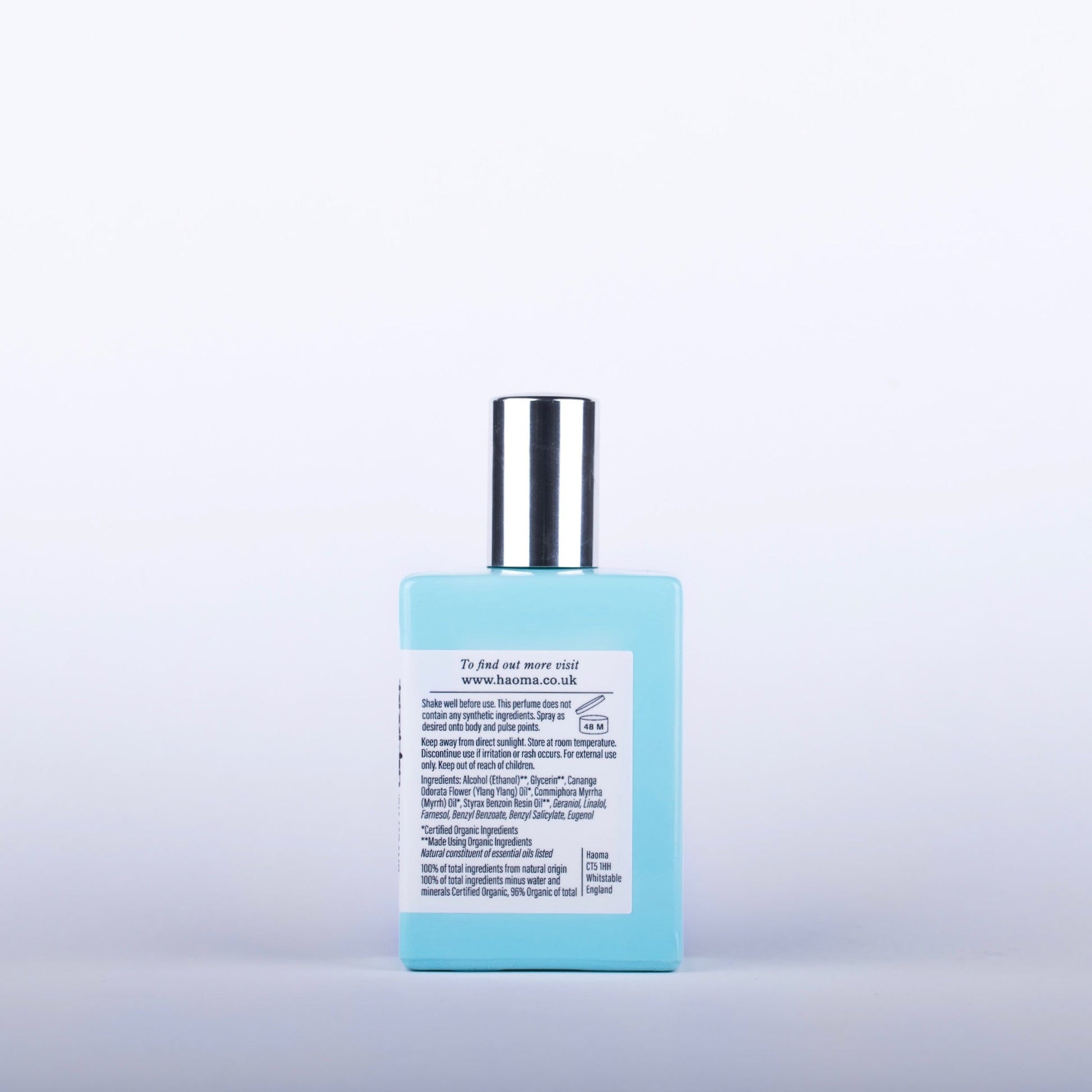 Ylang Ylang Organic Single Note Eau de Parfum - Herbalshire Handmade Herbal Products