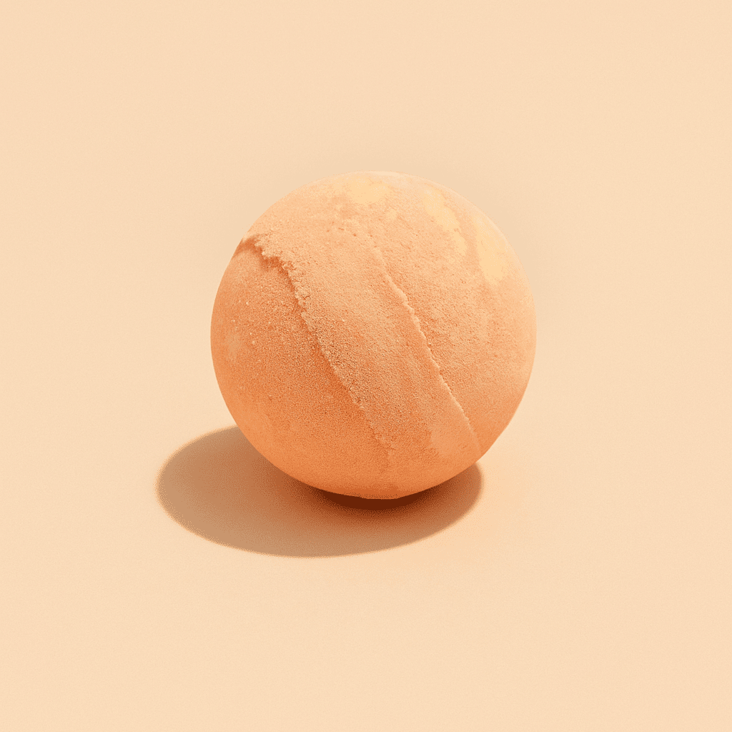 You Are Amazing - Peach Bath Bomb Uplifting Soak - Herbalshire Handmade Herbal Products