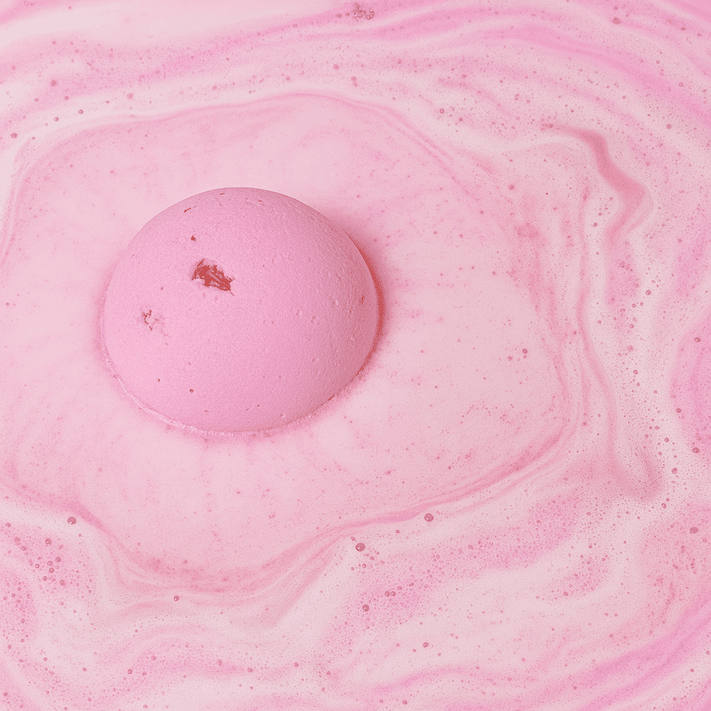 You Are Loved - Rose Bath Bomb Self - Love Soak - Herbalshire Handmade Herbal Products