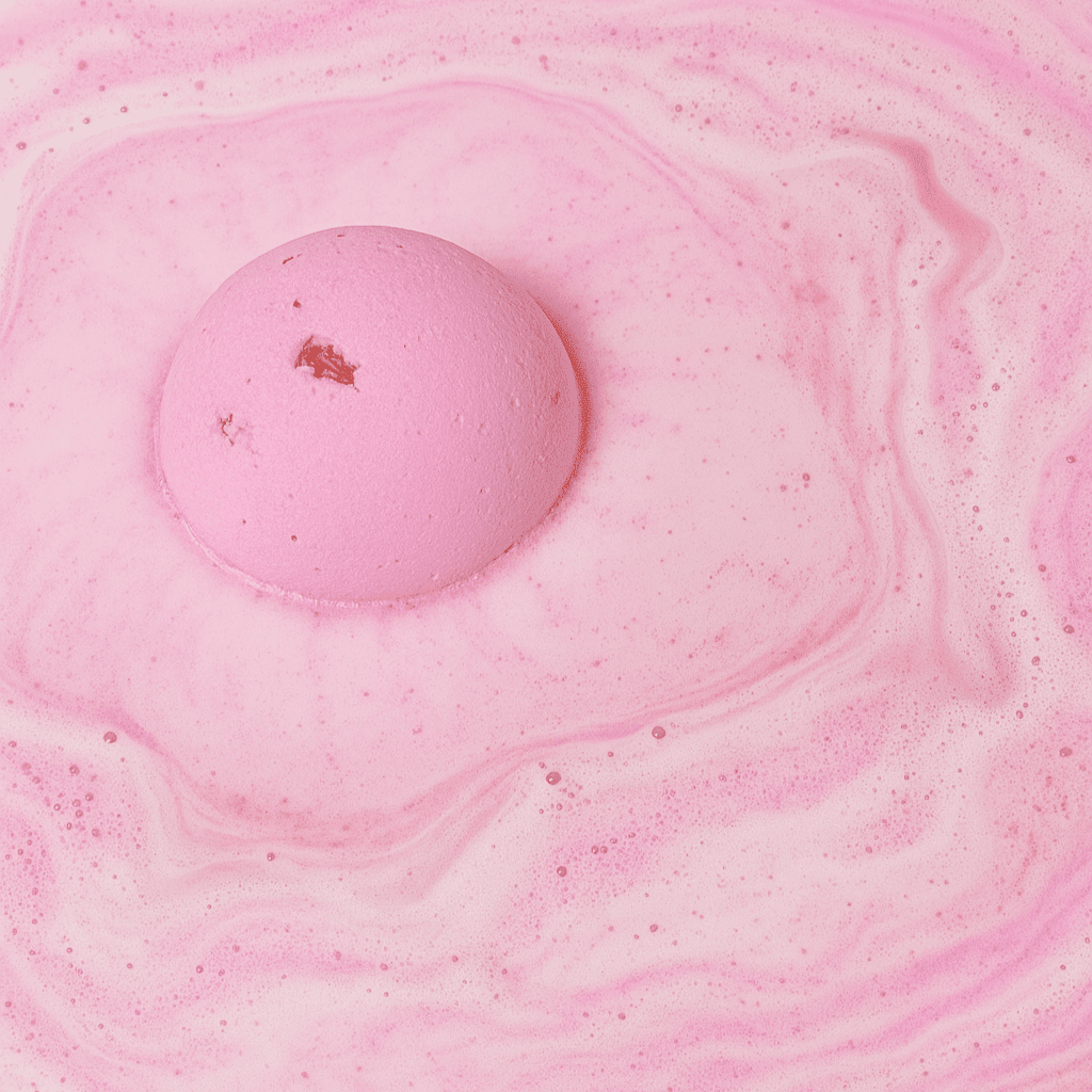 You Are Loved - Vintage Floral Rose Bath Bomb - Herbalshire Handmade Herbal Products