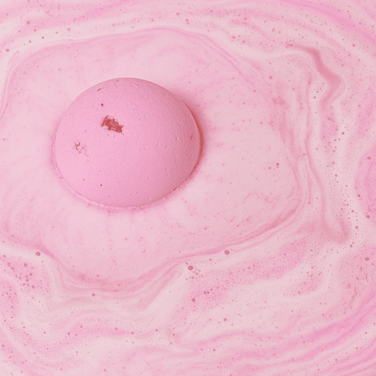 You Are Loved - Vintage Floral Rose Bath Bomb - Herbalshire Handmade Herbal Products