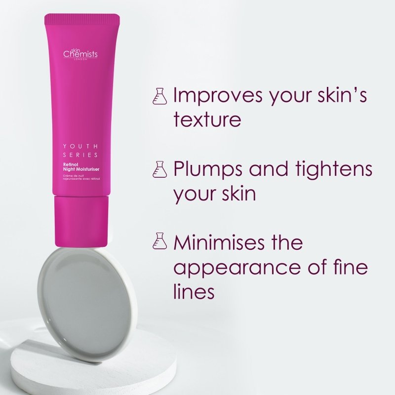 Youth Series 1% Retinol Night Moisturiser 50ml - Herbalshire Handmade Herbal Products
