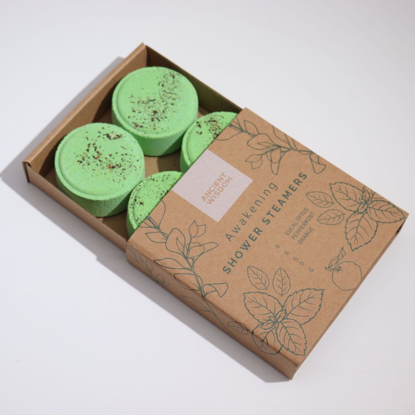 Zen Shower Steamers - Therapy Wellness Gift Set - Awakening - Herbalshire Handmade Herbal Products