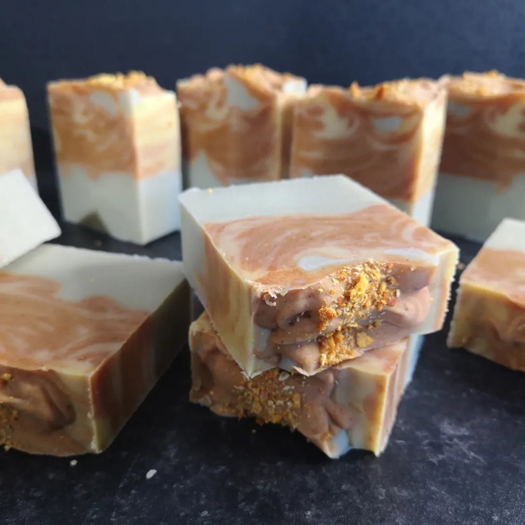 Zesty Mandarin & Basil vegan Soap - Herbalshire Handmade Herbal Products