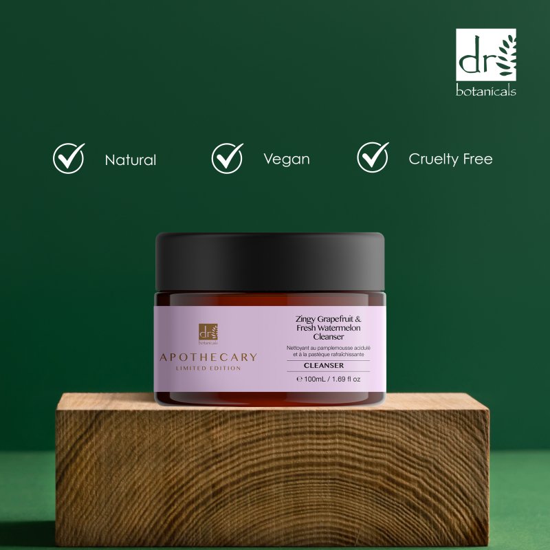 Zingy Grapefruit & Fresh Watermelon Cleanser 100ml - Herbalshire Handmade Herbal Products
