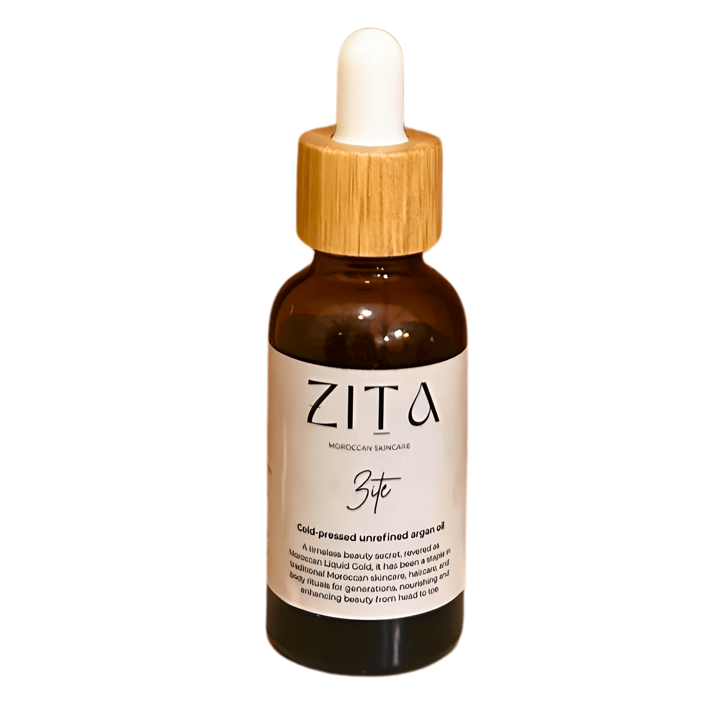 Zite Moroccan Argan Oil 30ml – 100% Pure, Organic & Cold - Pressed | For Skin, Hair & Nails - Herbalshire Handmade Herbal Products