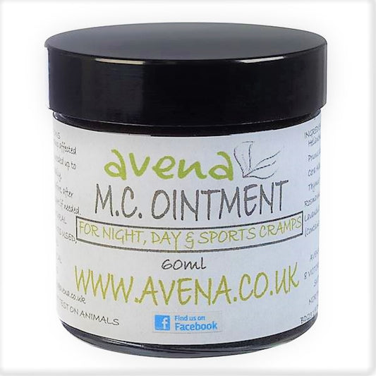 Natural Muscular Cramp Ointment 60ml for anyone suffering from frequently cramping muscles.